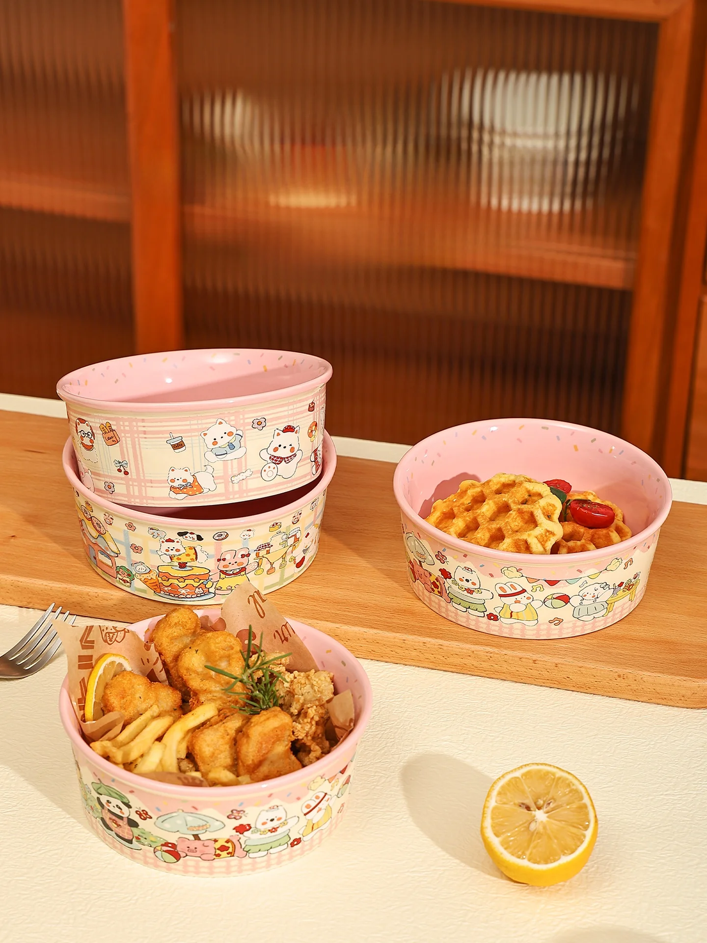 Cartoon Pink Amusement Park Sna Bowl Underglaze Cerc Soup Bowl Salad Bowl Microwave Oven Se Diwaer Se
Cartoon Pink Amusement Park Sna Bowl Underglaze Cerc Soup Bowl Salad Bowl Microwave Oven Se Diwaer Se