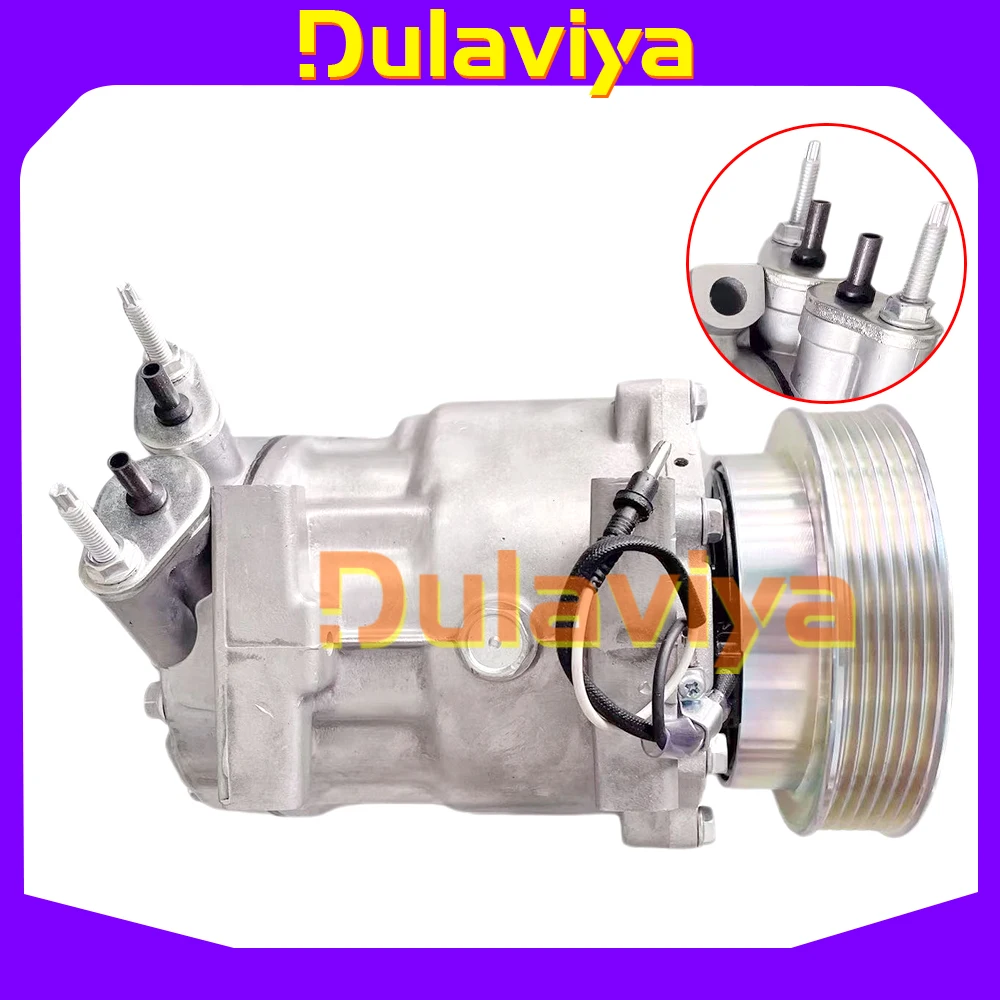 SD7V16 AC Compressor For Dacia Logan Pickup Sandero Duster 1.4 1.5 1.6 8200802608 8200603434 8200526884 8200802609 130623 1060
SD7V16 AC Compressor For Dacia Logan Pickup Sandero Duster 1.4 1.5 1.6 8200802608 8200603434 8200526884 8200802609 130623 1060
