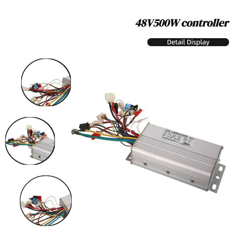 High quality 48V 500W universal intelligent brushless controller control for motorcycle electric vehicles
High quality 48V 500W universal intelligent brushless controller control for motorcycle electric vehicles
