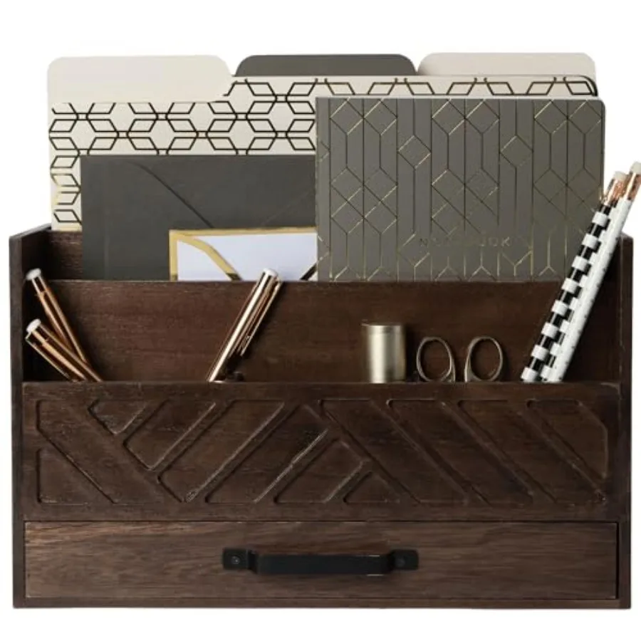 Wooden Mail Organizer with Drawer and Compartments Mail Sorter Organizer Countertop for Desk Entryway Outgoing Mail Holder Wood
Wooden Mail Organizer with Drawer and Compartments Mail Sorter Organizer Countertop for Desk Entryway Outgoing Mail Holder Wood