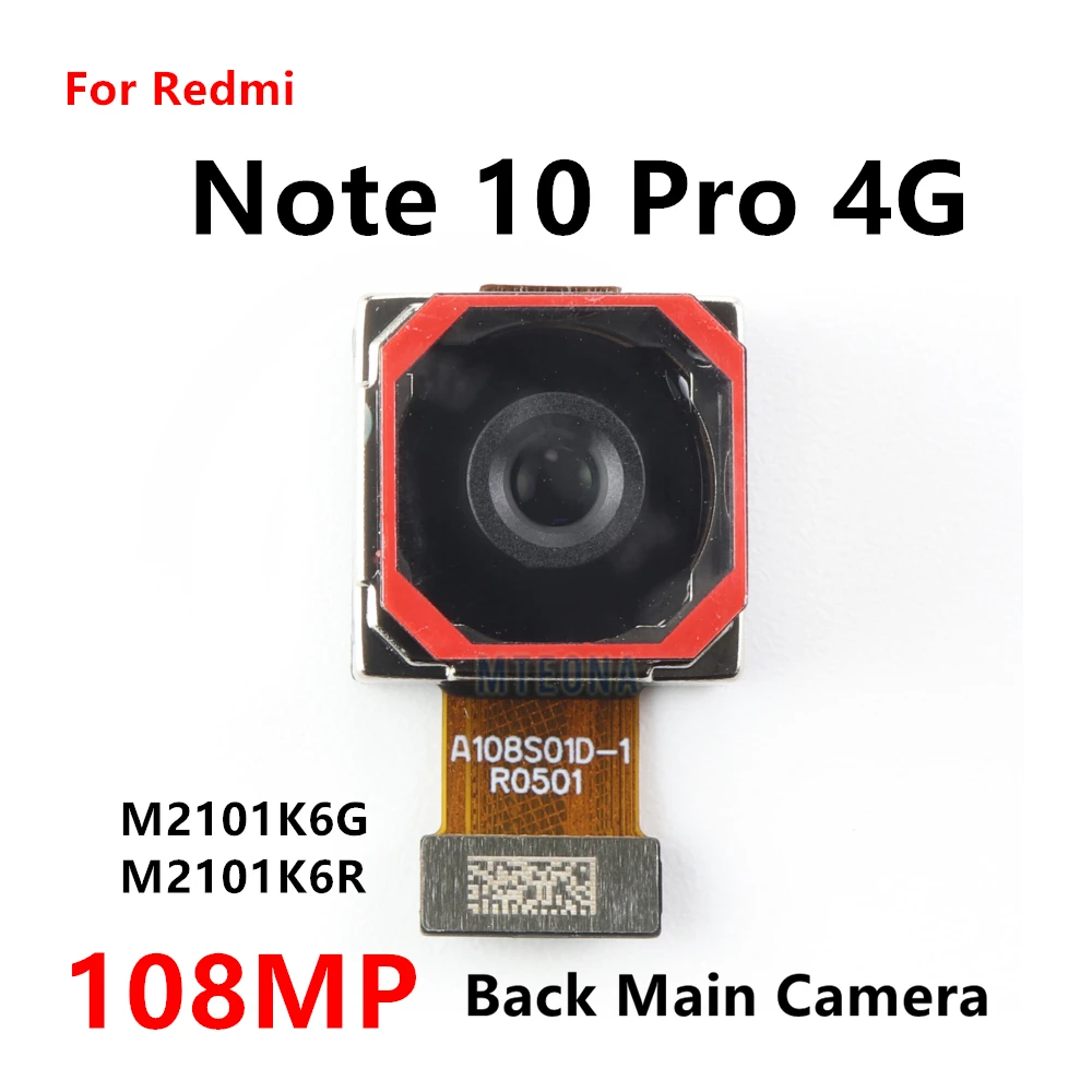 Rear Back View Camera Camera For Xiaomi Redmi Note 10 Pro 4G 108MP Main Camera Module Spare Parts
Rear Back View Camera Camera For Xiaomi Redmi Note 10 Pro 4G 108MP Main Camera Module Spare Parts