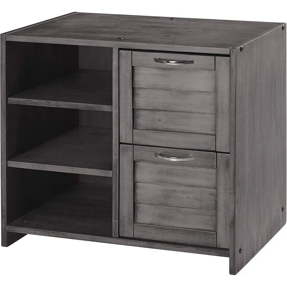 2-Tier Shelving Unit,Gray, on both sides
2-Tier Shelving Unit,Gray, on both sides