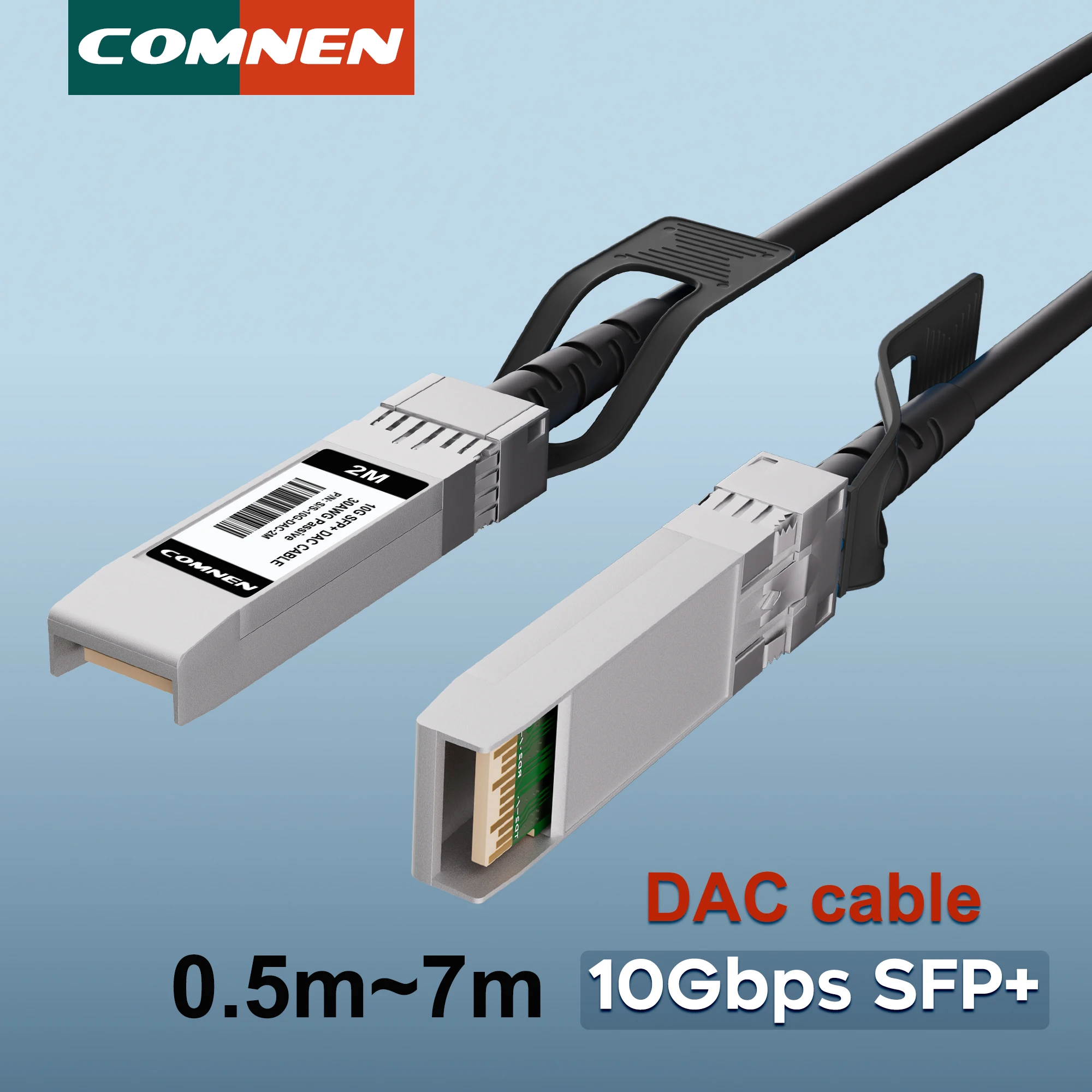 COMNEN 10G SFP+ to SFP+ Twinax DAC Cable 0.5m to 7m Compatible with Cisco MikroTik Intel Switch POE GBIC
COMNEN 10G SFP+ to SFP+ Twinax DAC Cable 0.5m to 7m Compatible with Cisco MikroTik Intel Switch POE GBIC