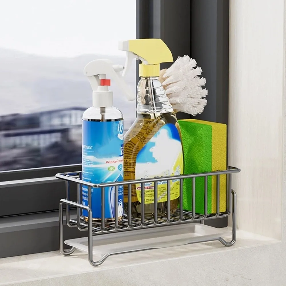 Durable Stainless Steel Sponge Holder Sponge Storage Multifunctional Storage Rack Space Saving Sponge Drain Rack Kitchen
Durable Stainless Steel Sponge Holder Sponge Storage Multifunctional Storage Rack Space Saving Sponge Drain Rack Kitchen