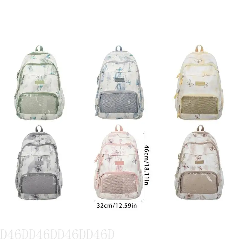 D46D модная школьная сумка просторный нейлоновый рюкзак со сладким украшением бахнота, подходящим для колледжа и ежедневных
D46D модная школьная сумка просторный нейлоновый рюкзак со сладким украшением бахнота, подходящим для колледжа и ежедневных