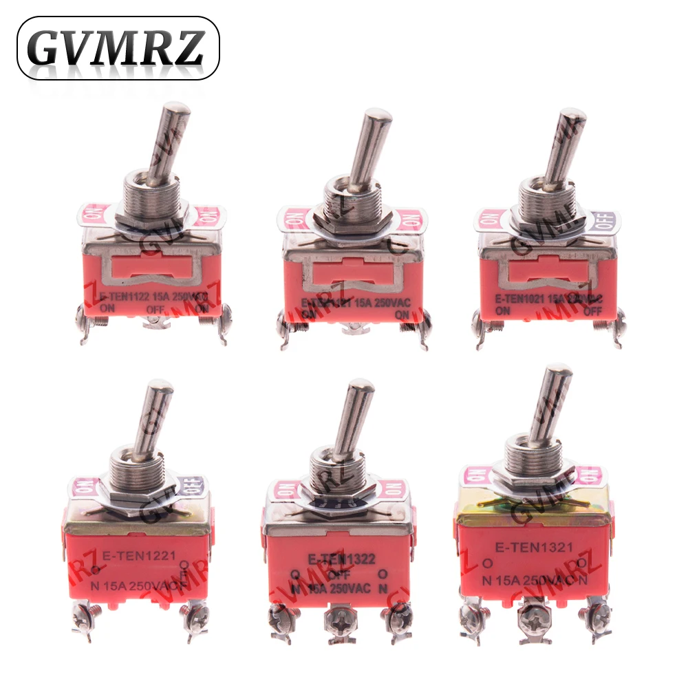 1piece E-ten1322 E-ten1321 E-ten1221 E-ten1122 E-ten1121 E-ten1021 15a/250v Switch Miniature Toggle Switches 1322 1321 1221
1piece E-ten1322 E-ten1321 E-ten1221 E-ten1122 E-ten1121 E-ten1021 15a/250v Switch Miniature Toggle Switches 1322 1321 1221