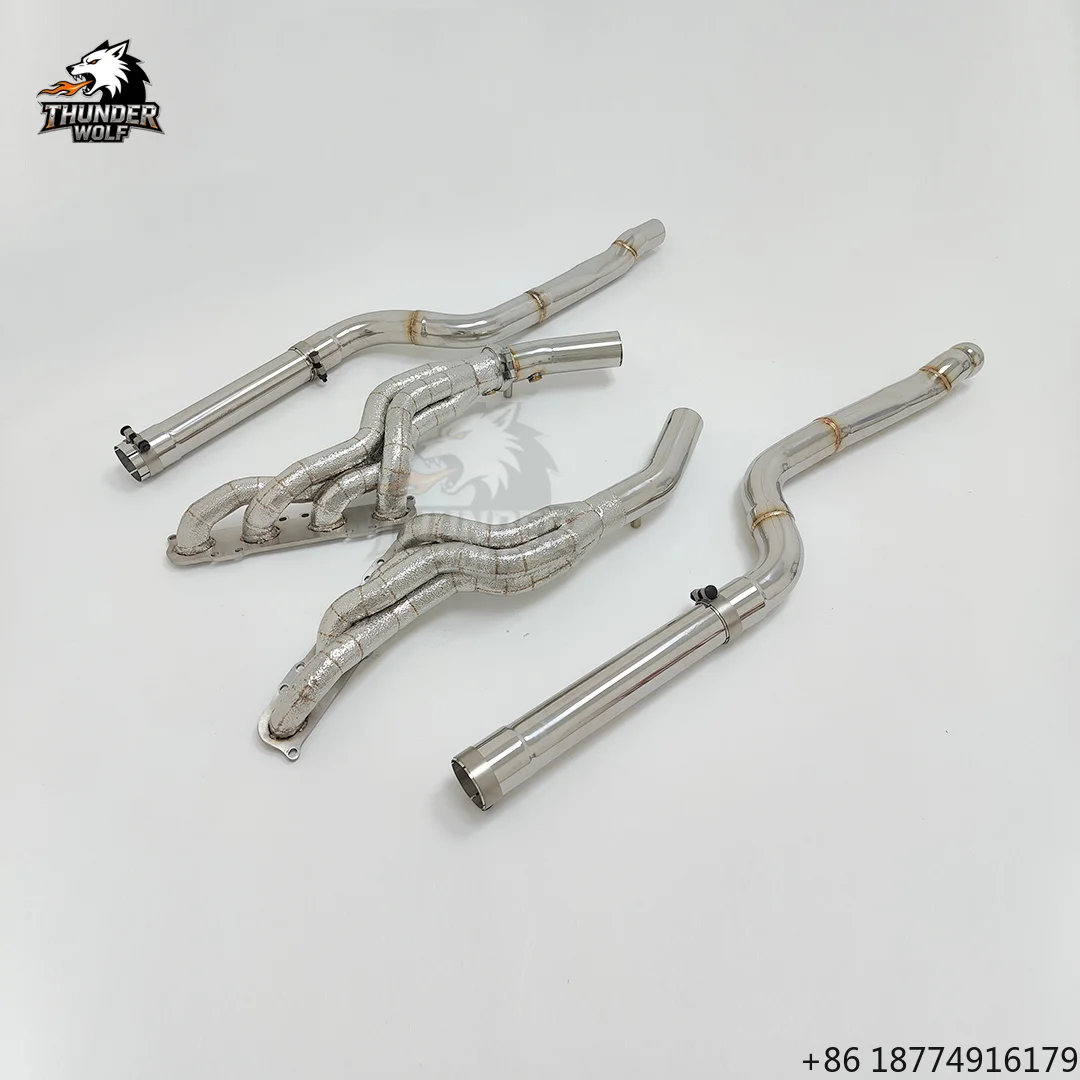New for -C63 W204 6.2L V8 Free Flow Exhaust Manifolds Long Tube Headers Downpipe Straight Pipe
New for -C63 W204 6.2L V8 Free Flow Exhaust Manifolds Long Tube Headers Downpipe Straight Pipe