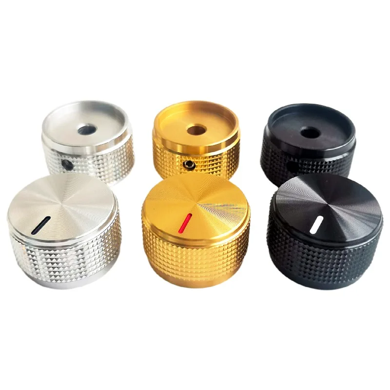 Aluminum Alloy Knob Power Amplifier HIFI Audio Amplifier Volume Potentiometer CD Knob 30x18mm 
Aluminum Alloy Knob Power Amplifier HIFI Audio Amplifier Volume Potentiometer CD Knob 30x18mm