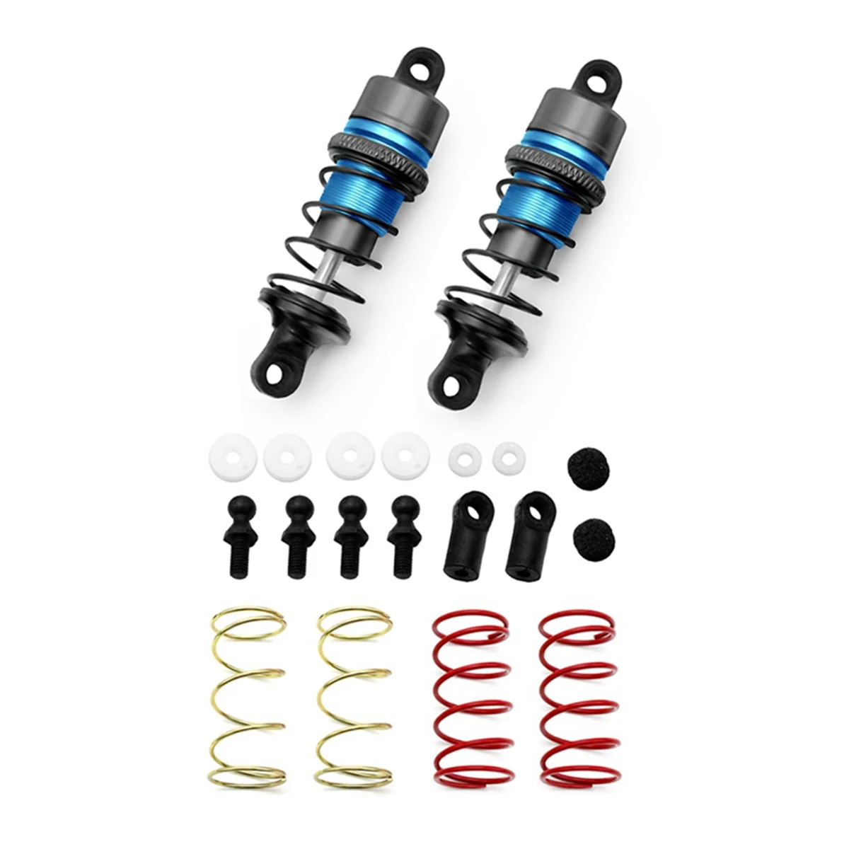 X65A_1/10 1Pair of Metal Hydraulic Shock Absorbers RC Remote Control Car Flat Racing Drift Car (63mm) Lead Color
X65A_1/10 1Pair of Metal Hydraulic Shock Absorbers RC Remote Control Car Flat Racing Drift Car (63mm) Lead Color