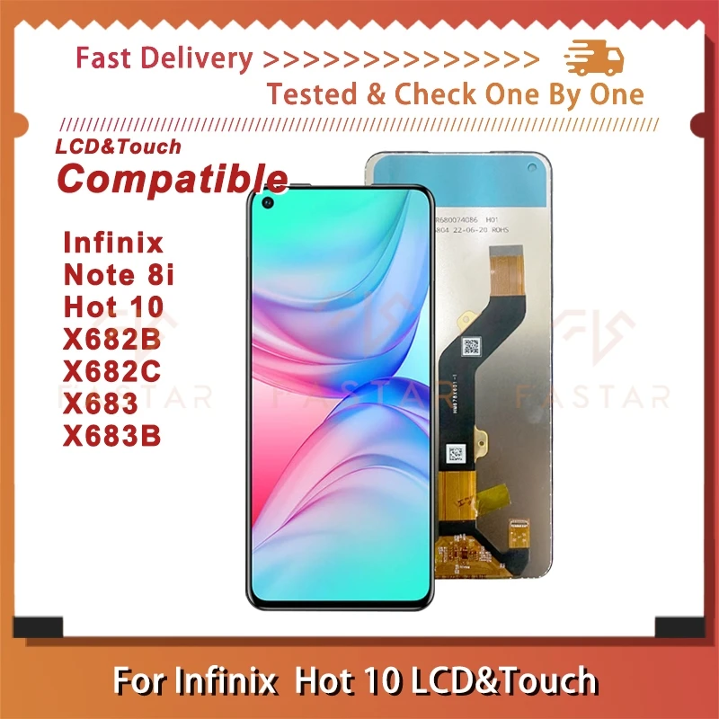 6.78"Tested For Infinix Note 8i lcd HOT 10 lcd X683 X683B LCD Display Touch Digitizer Assembly phone Screen HOT10 lcd Note8i lcd
6.78"Tested For Infinix Note 8i lcd HOT 10 lcd X683 X683B LCD Display Touch Digitizer Assembly phone Screen HOT10 lcd Note8i lcd