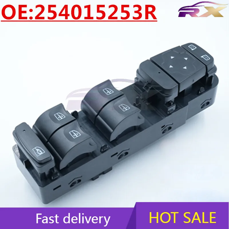 OEM:254015253R Suitable For 2015-2023 Renault Megane Glass Lifter Switch Power Windows Switch Assembly
OEM:254015253R Suitable For 2015-2023 Renault Megane Glass Lifter Switch Power Windows Switch Assembly