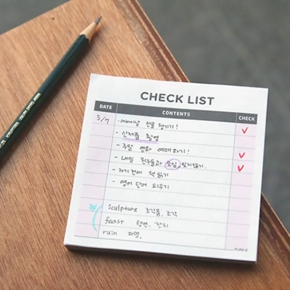 60 Sheets Memo Pad Notepad Schedule Plan Notebook for School Office to-Do List Reminder Organizer Memo Pad Notepad 
60 Sheets Memo Pad Notepad Schedule Plan Notebook for School Office to-Do List Reminder Organizer Memo Pad Notepad