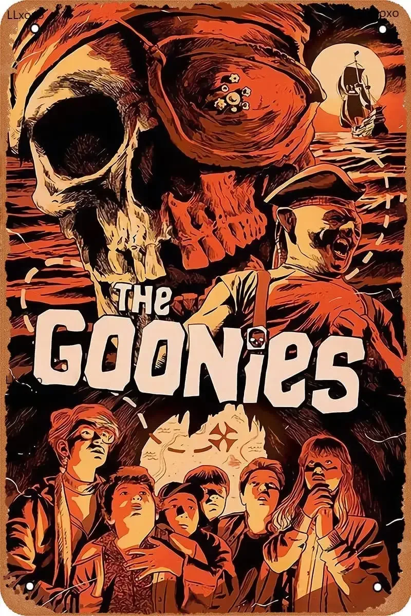 The Goonies 1985 Horror Movie Poster Vintage Tin Sign for Home Kitchen Garage Bar Pub Man Cave Metal Plaque Poster 8x12Inches
The Goonies 1985 Horror Movie Poster Vintage Tin Sign for Home Kitchen Garage Bar Pub Man Cave Metal Plaque Poster 8x12Inches