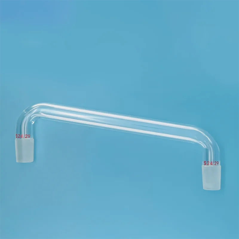 75-105 degree distillation flask elbow 19/24/29 port 100/200/300mm glass bent pipe distillation pipe glass
75-105 degree distillation flask elbow 19/24/29 port 100/200/300mm glass bent pipe distillation pipe glass