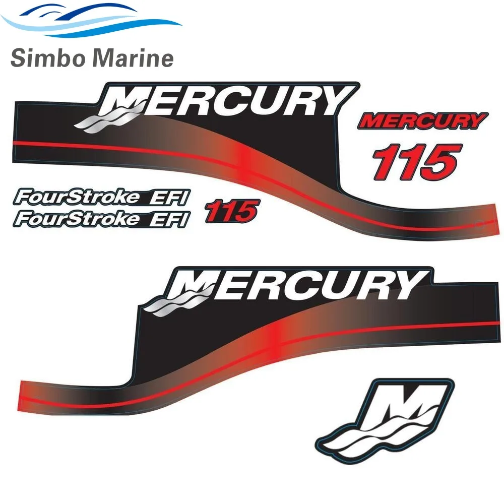 Red Decals Sticker Set For MerCruiser Marine 115 HP Outboard Engine Red Decals Sticker 37-881649A01 881649A01
Red Decals Sticker Set For MerCruiser Marine 115 HP Outboard Engine Red Decals Sticker 37-881649A01 881649A01