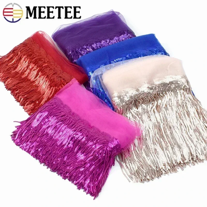 2/5/10Yards Meetee 10/18cm Sequin Tassel Fringe Lace Trim Fringes Ribbon for Dance Clothes Dress Decor Material DIY Accessories
2/5/10Yards Meetee 10/18cm Sequin Tassel Fringe Lace Trim Fringes Ribbon for Dance Clothes Dress Decor Material DIY Accessories