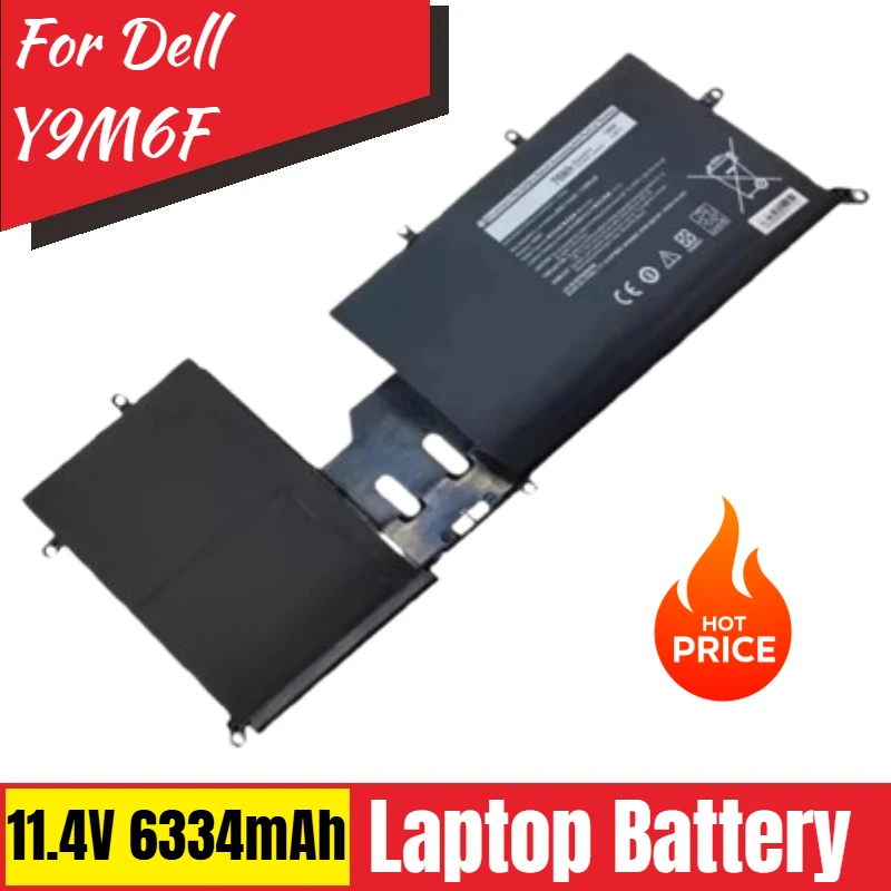 Laptop Battery Y9M6F 11.4V 6334mAh for Dell Alienware M15 M17 R2 YM9KC 08K84Y P87F P41E ALW15M R4958W D4505B D4746W C7XD9
Laptop Battery Y9M6F 11.4V 6334mAh for Dell Alienware M15 M17 R2 YM9KC 08K84Y P87F P41E ALW15M R4958W D4505B D4746W C7XD9