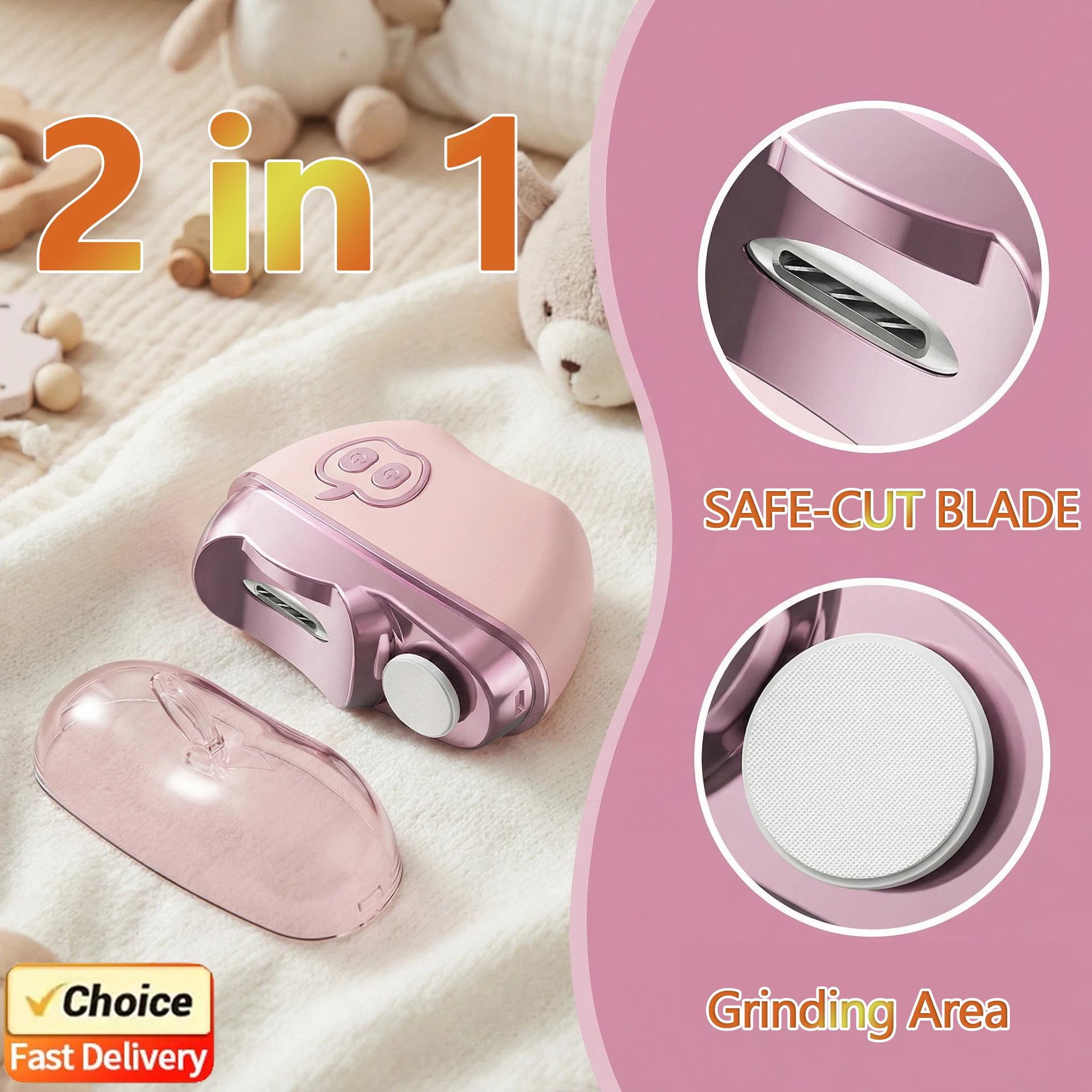 2026 New Electric Nail Clipper Rechargeable Nail Grinder Low Noise Safe for Adult Kids Nursing Care Home Use Easy Operation
2026 New Electric Nail Clipper Rechargeable Nail Grinder Low Noise Safe for Adult Kids Nursing Care Home Use Easy Operation
