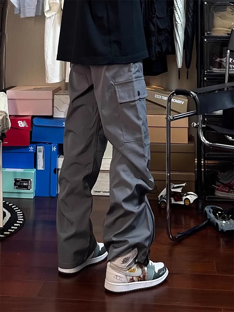 Plus size Women's straight leg loose autumn thin work pants women's slimming and wide leg assault pants lady casual pants
Plus size Women's straight leg loose autumn thin work pants women's slimming and wide leg assault pants lady casual pants