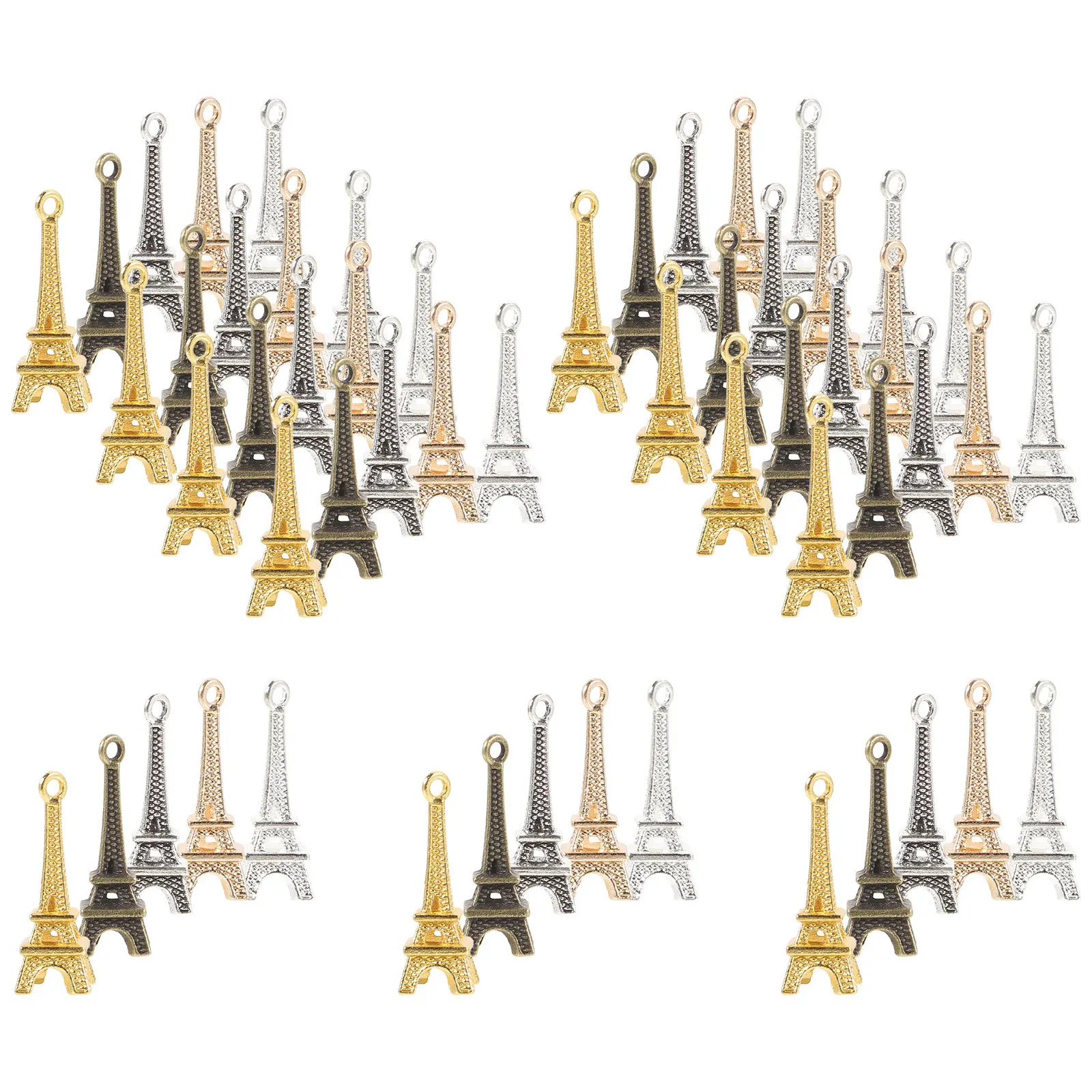 60Pcs Eiffel Tower Alloy Pendant Durable DIY Necklace Keychain Accessories Exquisite Smooth Surface Party Favor Gift
60Pcs Eiffel Tower Alloy Pendant Durable DIY Necklace Keychain Accessories Exquisite Smooth Surface Party Favor Gift
