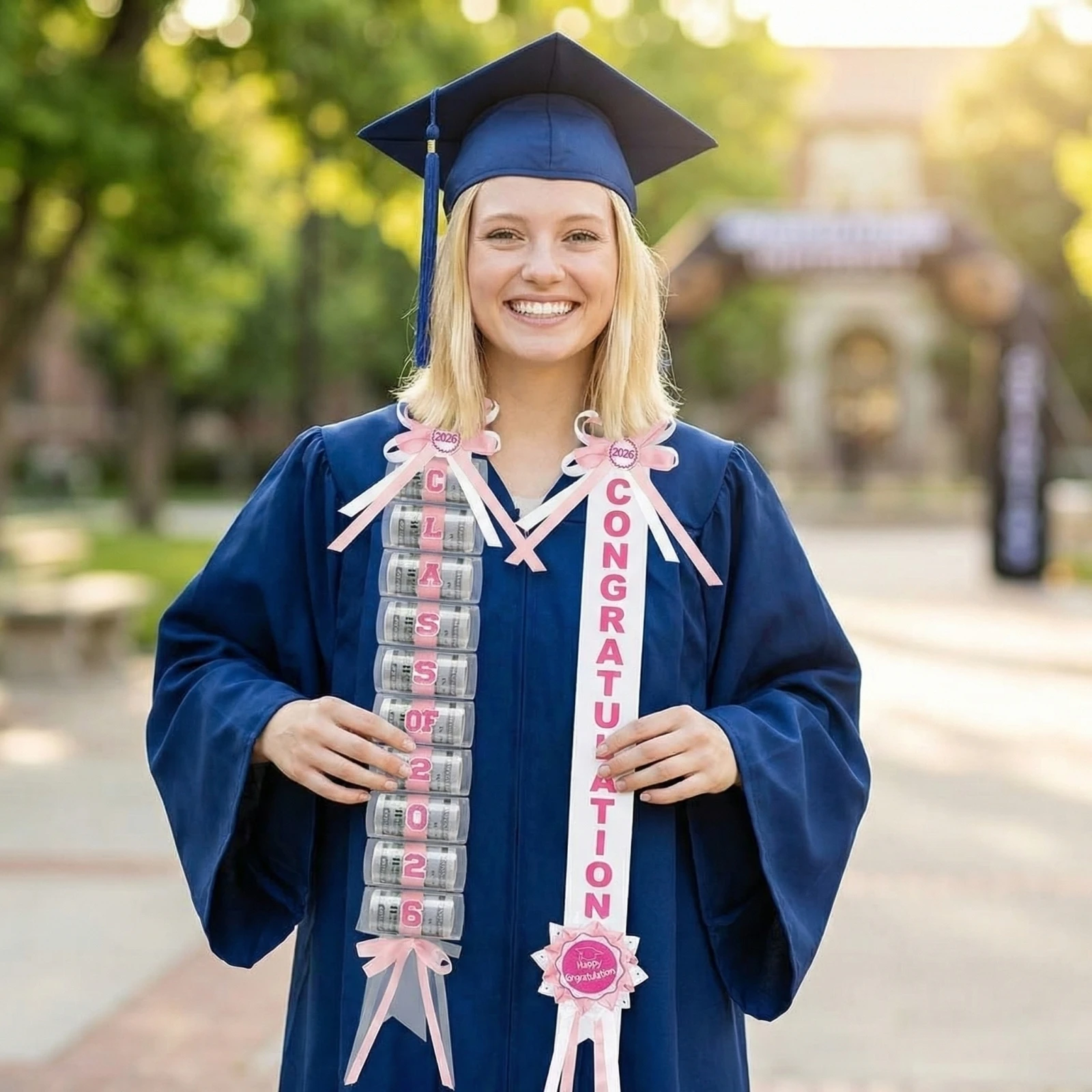 2026 Graduation Money Lei Necklace with Cash Holder for Graduation Parties Celebrations Graduation Commemorative Souvenir Gift
2026 Graduation Money Lei Necklace with Cash Holder for Graduation Parties Celebrations Graduation Commemorative Souvenir Gift