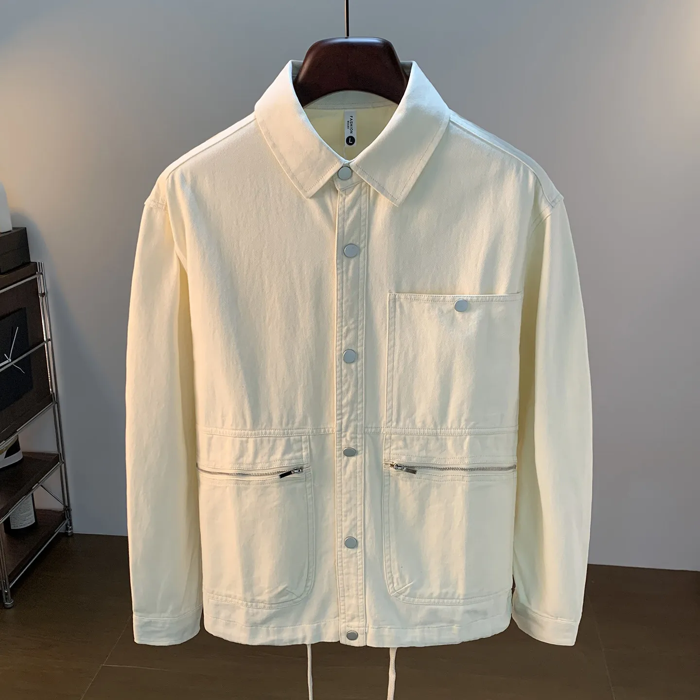 Spring Autumn Pure Cotton Cargo Jacket Men Streetwear Fashion Loose Casual Vintage Jacket Campus Boyfriend Coat Outerwear
Spring Autumn Pure Cotton Cargo Jacket Men Streetwear Fashion Loose Casual Vintage Jacket Campus Boyfriend Coat Outerwear