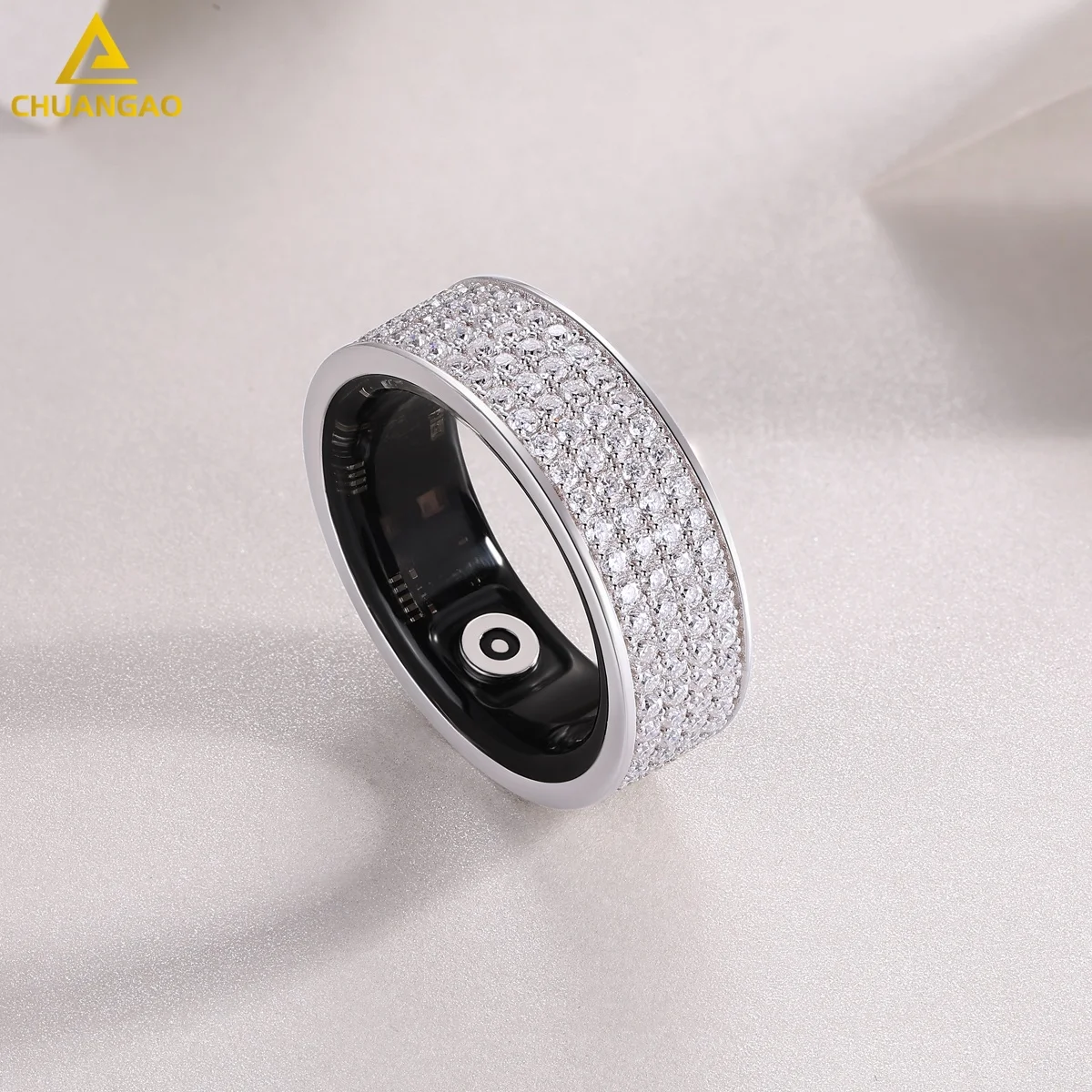 925 Silver Smart Ring Ingeniously Integrating Light Technology & Health Monitoring LGBT Gender Smart Jewelry Bluetooth Set
925 Silver Smart Ring Ingeniously Integrating Light Technology & Health Monitoring LGBT Gender Smart Jewelry Bluetooth Set