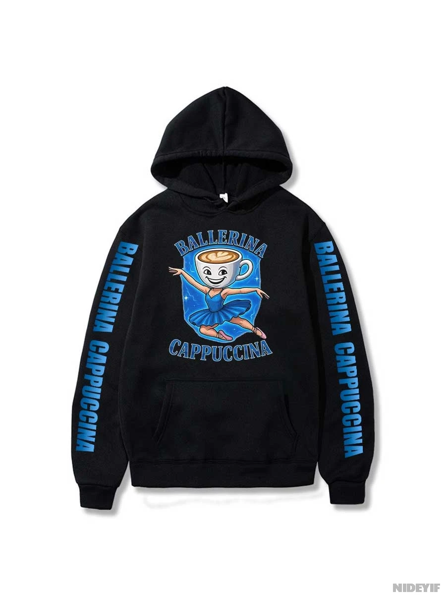 Funny Italian Brainrot Ballerina Cappuccina Hoodie Men Women Pullover Hiphop Streetwear Soft Casual Sweatshirt Tops P307
Funny Italian Brainrot Ballerina Cappuccina Hoodie Men Women Pullover Hiphop Streetwear Soft Casual Sweatshirt Tops P307