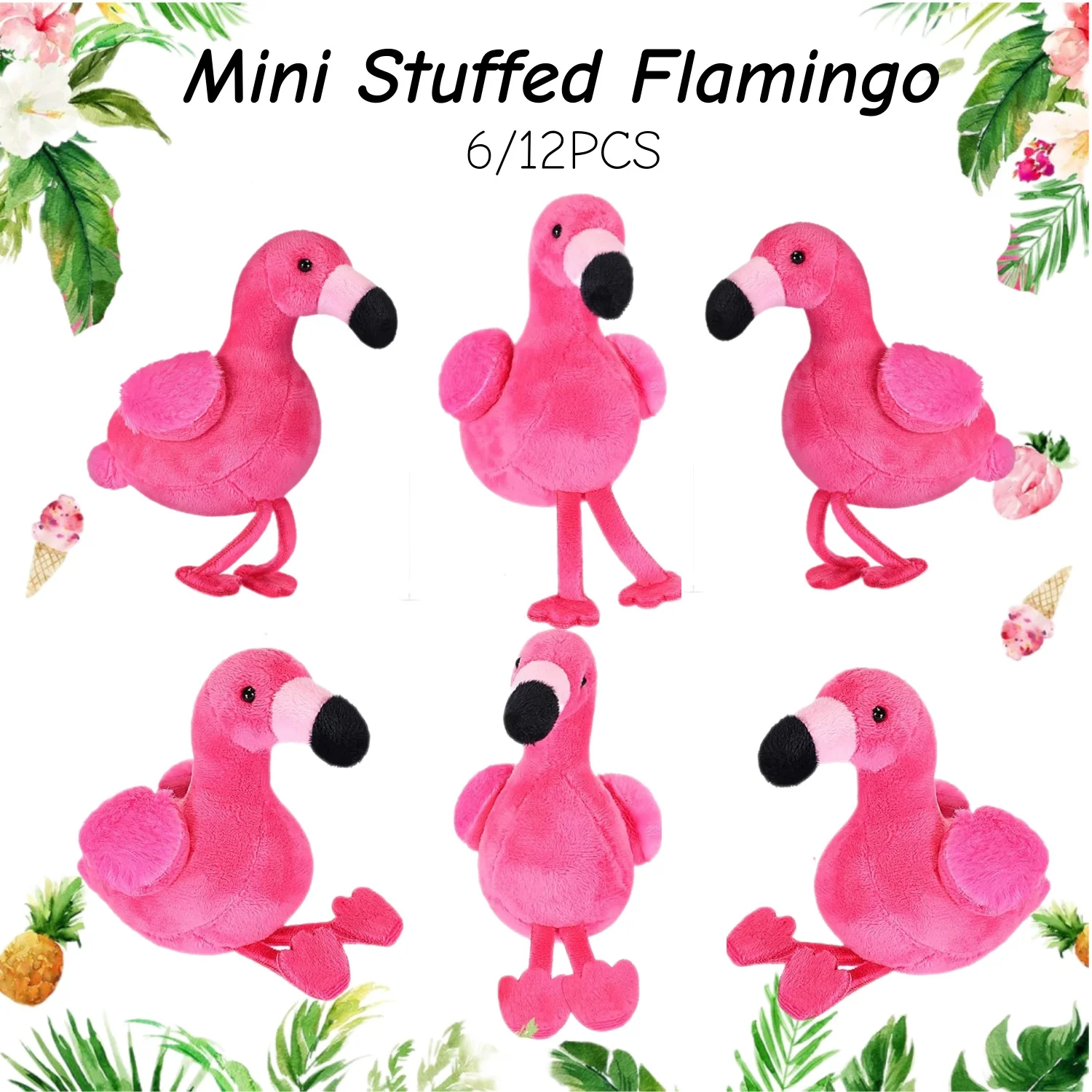 6/12PCS Mini Stuffed Flamingo 15cm Flamingo Plush Toys Bulk for Birthday Party Favor Goodie Bag Summer Christmas Tree Decoration
6/12PCS Mini Stuffed Flamingo 15cm Flamingo Plush Toys Bulk for Birthday Party Favor Goodie Bag Summer Christmas Tree Decoration