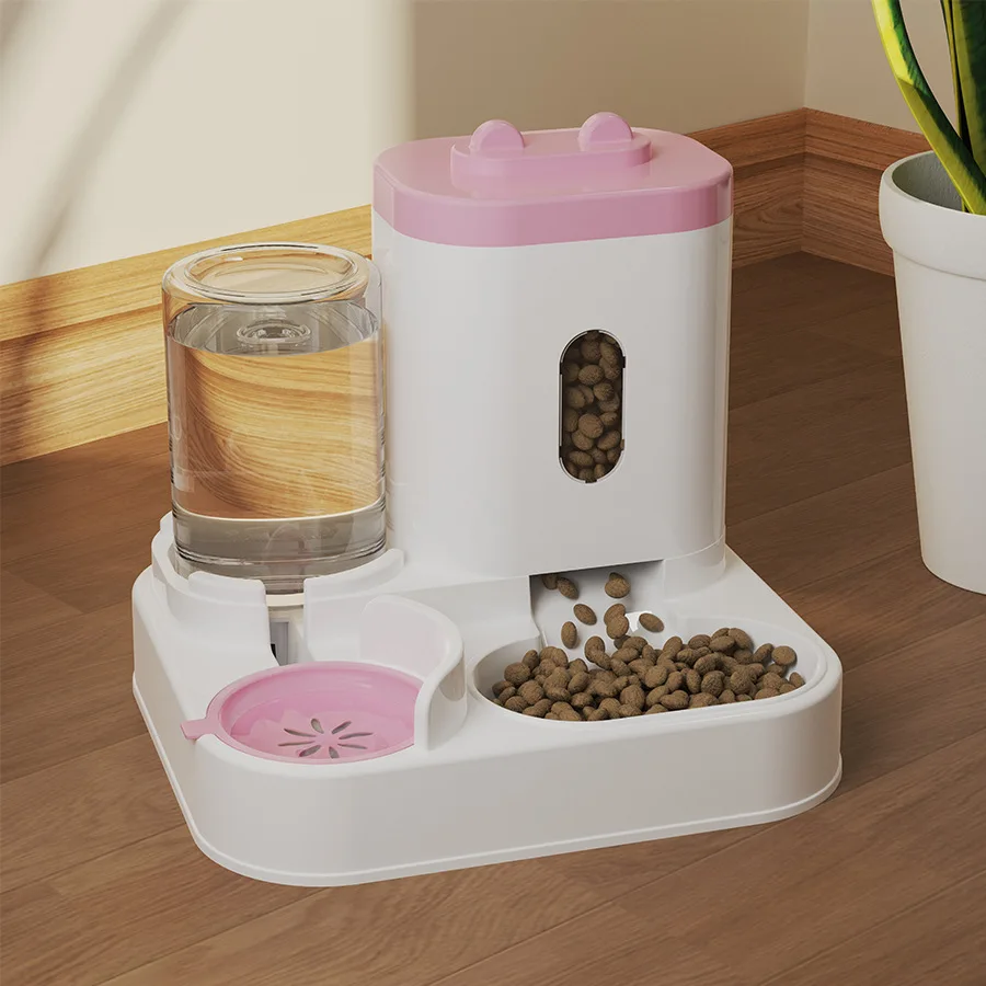 Automatic 2 in 1 Pet Feeder Drinker Cats Food Storage Container Dry and Wet Separation Dispenser for Kitten Puppy
Automatic 2 in 1 Pet Feeder Drinker Cats Food Storage Container Dry and Wet Separation Dispenser for Kitten Puppy