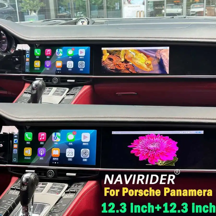 12.3" Dual screen Car Radio Multimedia Video Player For Porsche Panamera 2010-2016 GPS navigation Android Auto Carplay 4G wifi
12.3" Dual screen Car Radio Multimedia Video Player For Porsche Panamera 2010-2016 GPS navigation Android Auto Carplay 4G wifi