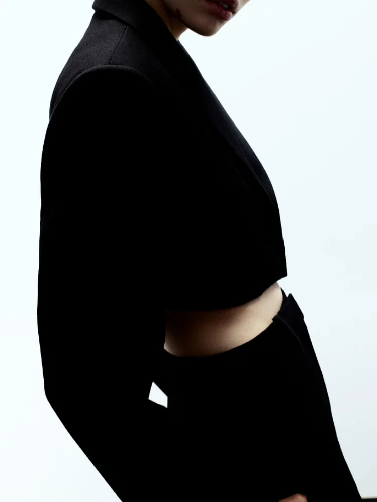 Solid Lapel V-neck Cropped Blazer Sets Women Fashion Full Sleeve Coat High Waist Wide Leg Pant Suit 2026 Lady High Street Outfit
Solid Lapel V-neck Cropped Blazer Sets Women Fashion Full Sleeve Coat High Waist Wide Leg Pant Suit 2026 Lady High Street Outfit