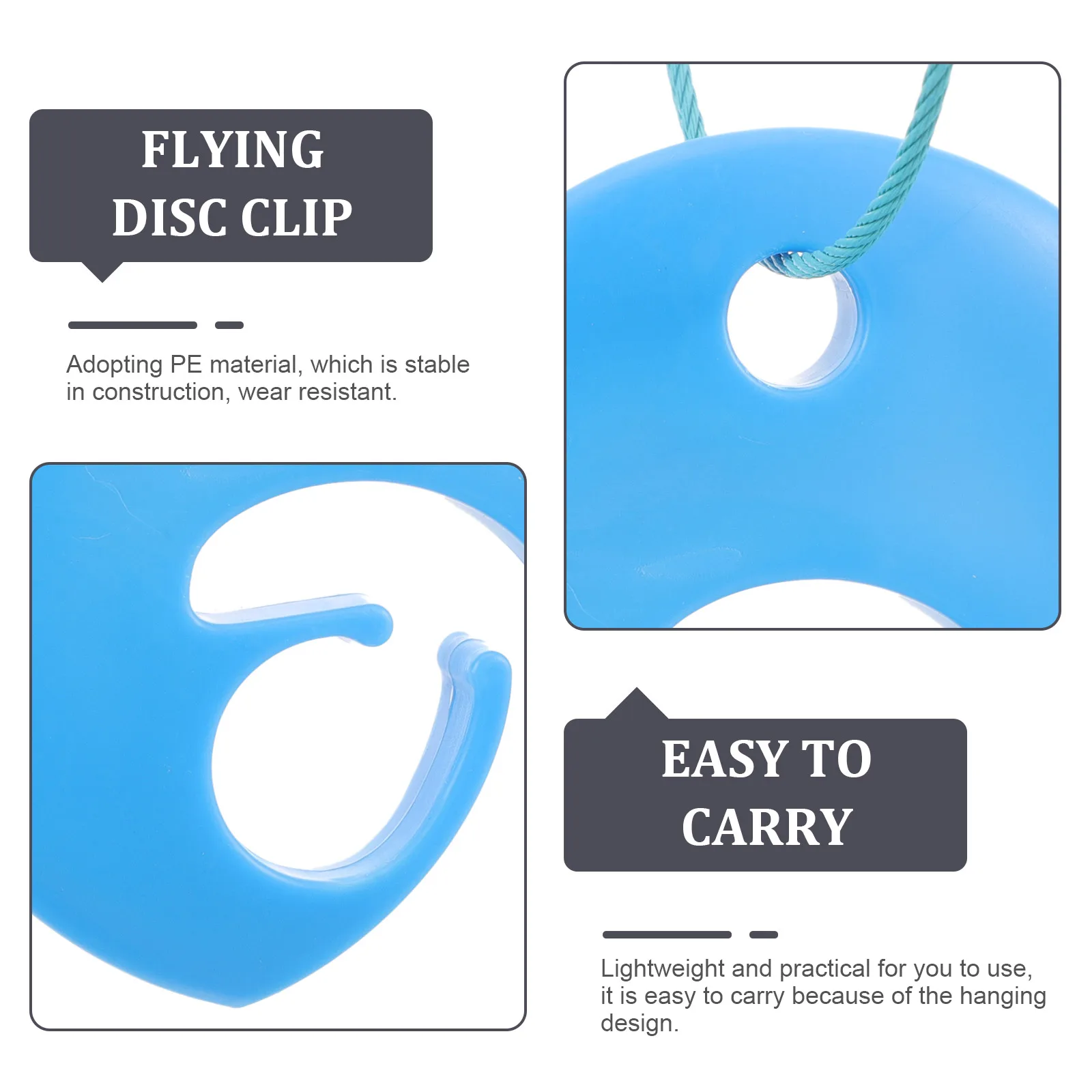 Storage Pendant PE Material Compact Lightweight Flying Holder Outdoor Clip Durable Disc Carrier Easy for Sports 
Storage Pendant PE Material Compact Lightweight Flying Holder Outdoor Clip Durable Disc Carrier Easy for Sports