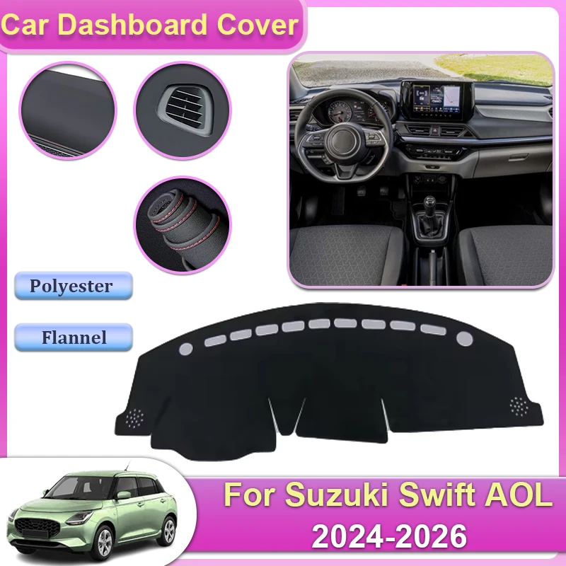 Dashboard Cover Dash Carpet Dashmat For Suzuki Swift AOL 2024 2025 2026 Liner Sunshades Anti Dirty Anti Stickers Pad Accessories
Dashboard Cover Dash Carpet Dashmat For Suzuki Swift AOL 2024 2025 2026 Liner Sunshades Anti Dirty Anti Stickers Pad Accessories