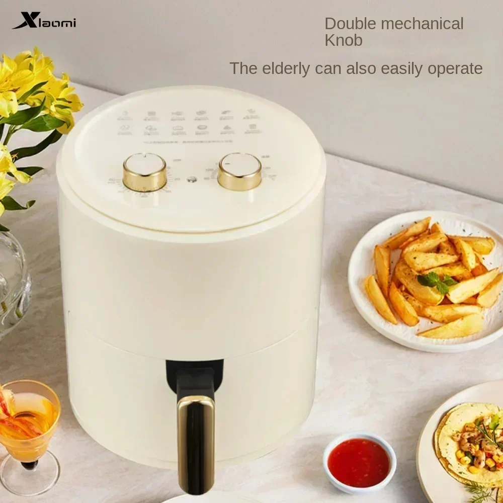 Large-capacity air fryer. 6L fryer. Household mechanical air fryer. Multifunctional. New style.
Large-capacity air fryer. 6L fryer. Household mechanical air fryer. Multifunctional. New style.