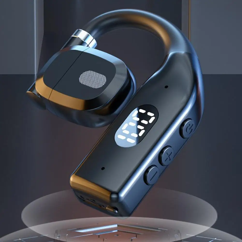 Bluetooth 5.4 Wireless Headphone 180° Rotation Business Headset With Mic LED Display Ear-hook Touch Control Sports Hifi Earphone
Bluetooth 5.4 Wireless Headphone 180° Rotation Business Headset With Mic LED Display Ear-hook Touch Control Sports Hifi Earphone