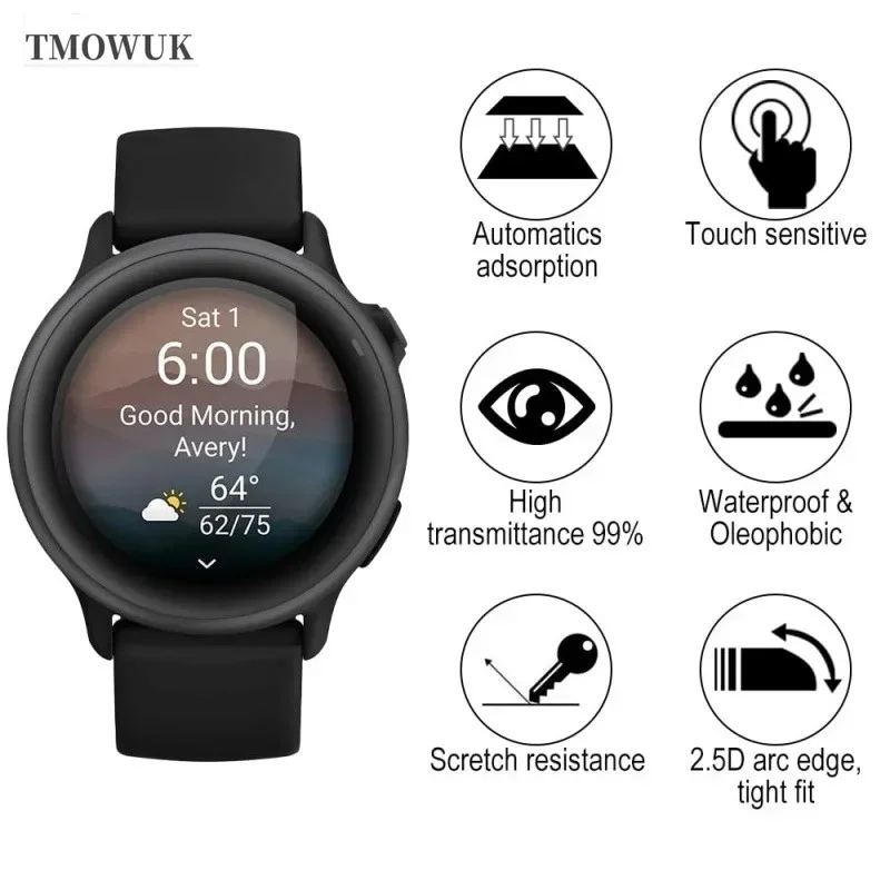 For Garmin Active 6 Active6 Premium Screen Protector Anti - Scratch HD Soft Film Curved Edge Accessory
For Garmin Active 6 Active6 Premium Screen Protector Anti - Scratch HD Soft Film Curved Edge Accessory