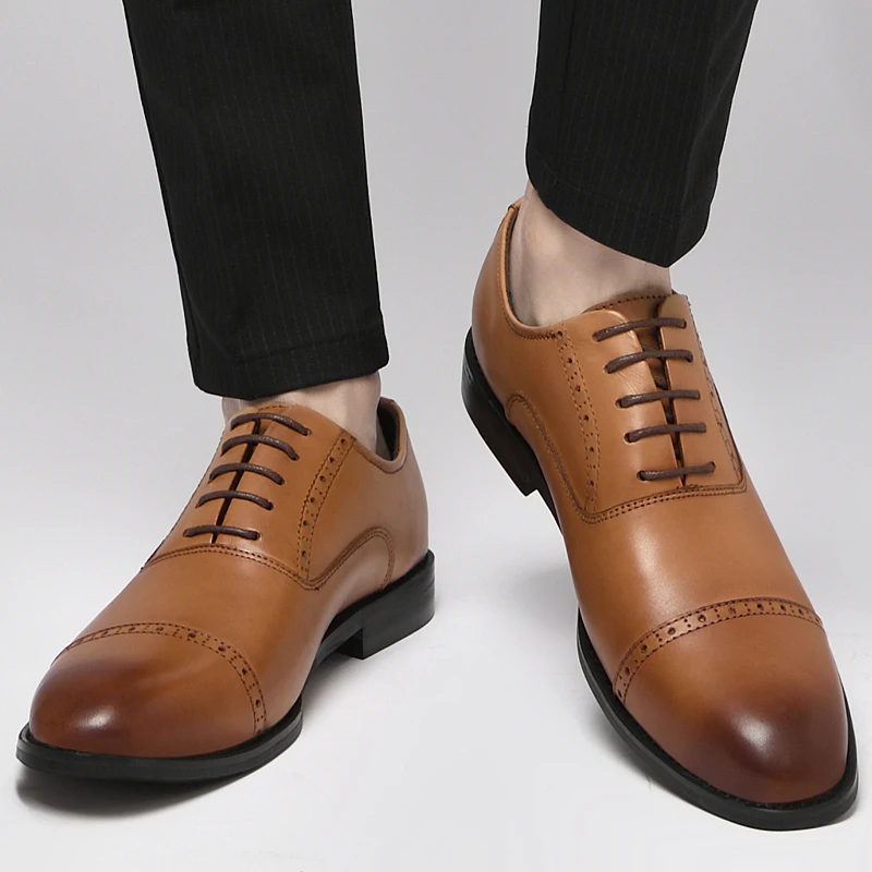Pointed Classic Men's Genuine Leather Shoes Lace Up Casual Shoes Business Shoes Banquet Dress Shoes Men's Baroque Shoes Spring
Pointed Classic Men's Genuine Leather Shoes Lace Up Casual Shoes Business Shoes Banquet Dress Shoes Men's Baroque Shoes Spring