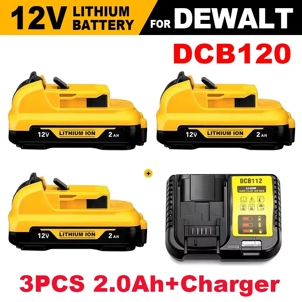 NEW 3000Ah 10.8V 12V Li-Ion Battery DCB127 Replacement For DeWalt DCB124-XJ DCB120 DCB123 DCB122 DCB124 DCB121 Tool Battery
NEW 3000Ah 10.8V 12V Li-Ion Battery DCB127 Replacement For DeWalt DCB124-XJ DCB120 DCB123 DCB122 DCB124 DCB121 Tool Battery