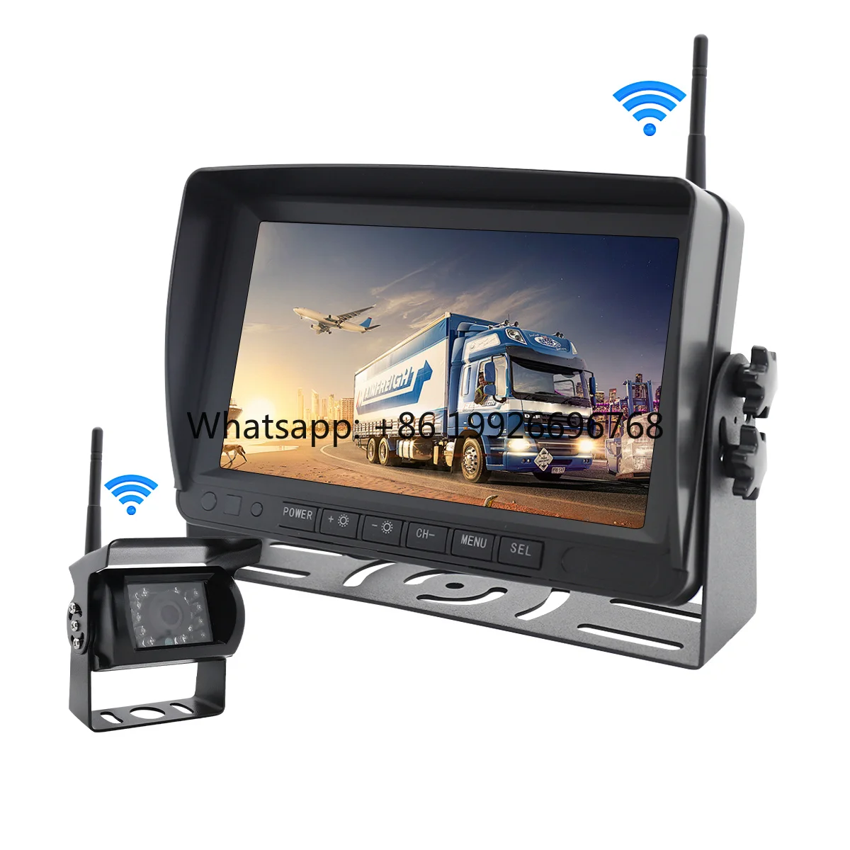 YWX Monitor for Car Monitor Rear View Wireless Camera Monitor for Car Truck Bus Which Support Quad View and Auto Pairing
YWX Monitor for Car Monitor Rear View Wireless Camera Monitor for Car Truck Bus Which Support Quad View and Auto Pairing