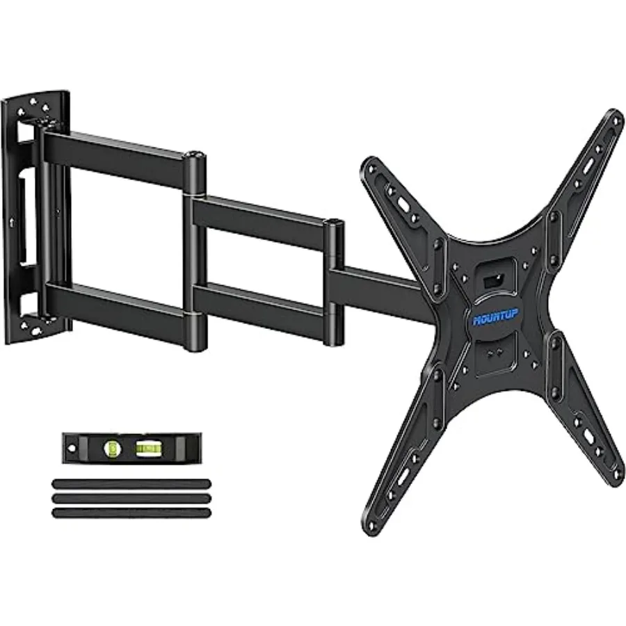 Corner TV Wall Mount for Most 26-65 Inch TVs Steel Black Long Arm with 30 Inch Extension Smooth Swivel Tilt Single Stud Full Mo
Corner TV Wall Mount for Most 26-65 Inch TVs Steel Black Long Arm with 30 Inch Extension Smooth Swivel Tilt Single Stud Full Mo