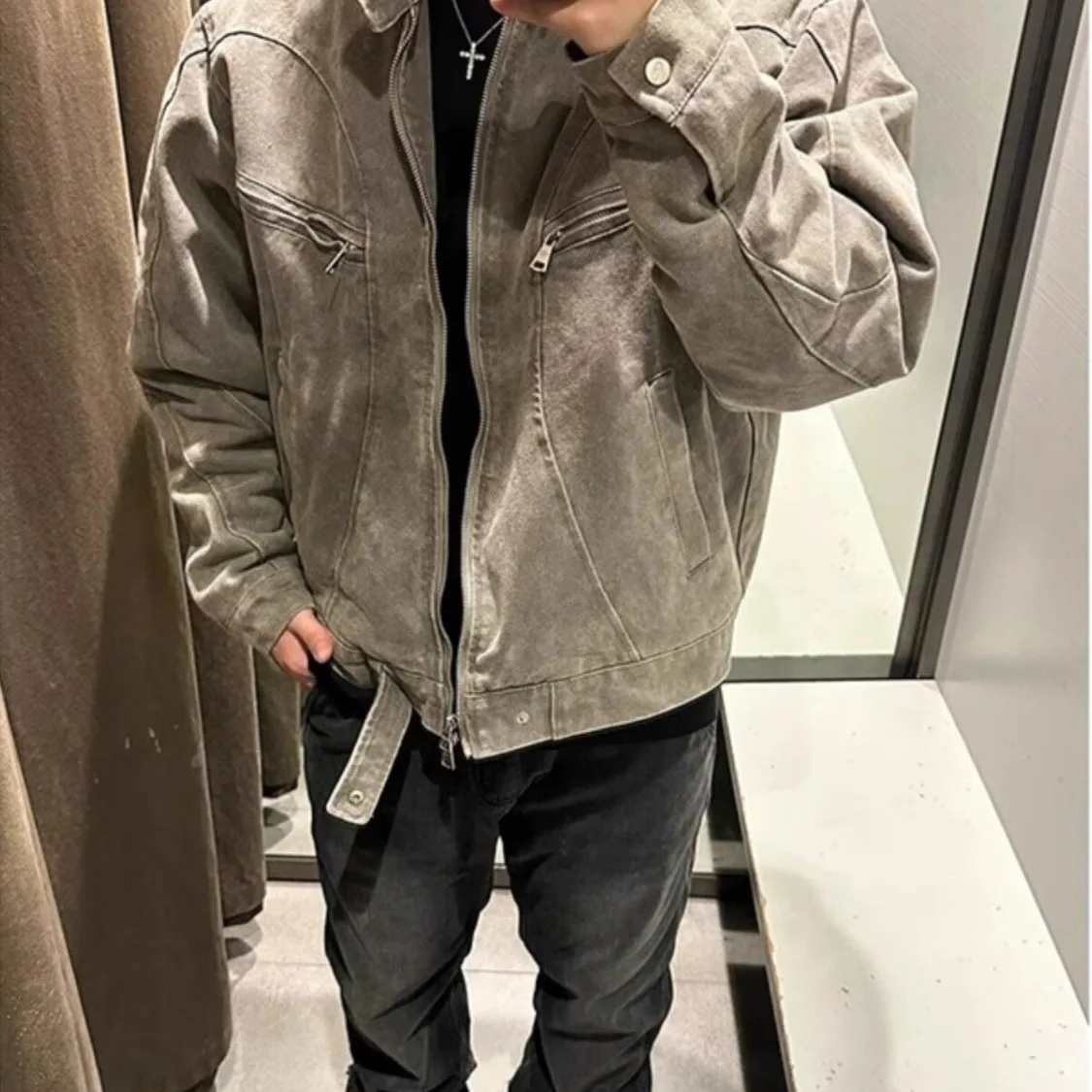 Мужская винтажная рабочая куртка Cleanfit Ort Hulling Jaet, осенне-зимняя, больших размеров, 250 пу, прямой подол
Мужская винтажная рабочая куртка Cleanfit Ort Hulling Jaet, осенне-зимняя, больших размеров, 250 пу, прямой подол