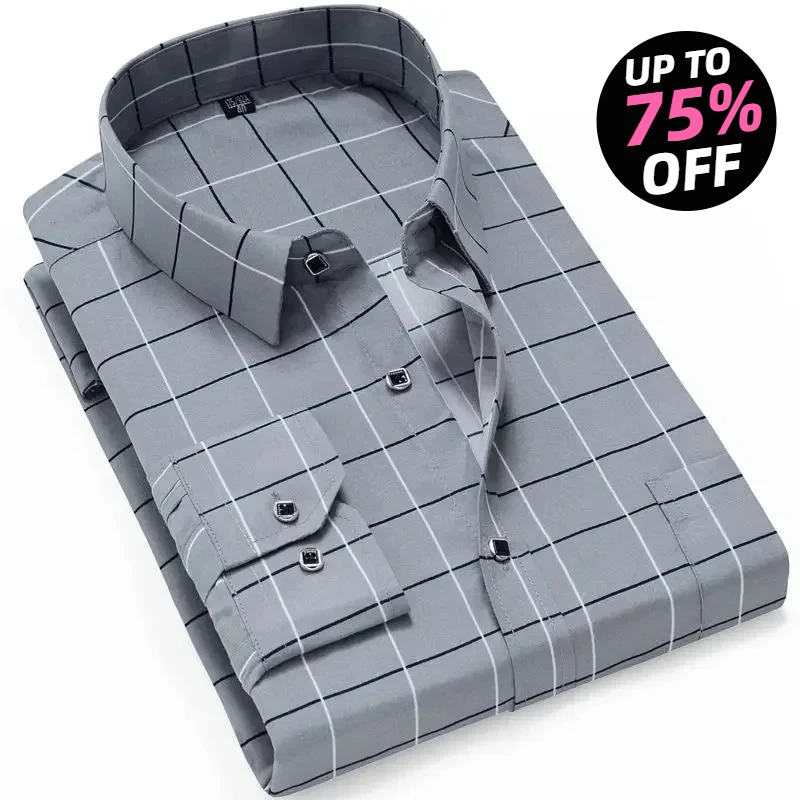Men's Printed Shirt Thin Long Sleeve Korean Slim Fit Plaid Shirt Casual Formal Business Dress Shirts Fashion Striped Streetwear
Men's Printed Shirt Thin Long Sleeve Korean Slim Fit Plaid Shirt Casual Formal Business Dress Shirts Fashion Striped Streetwear