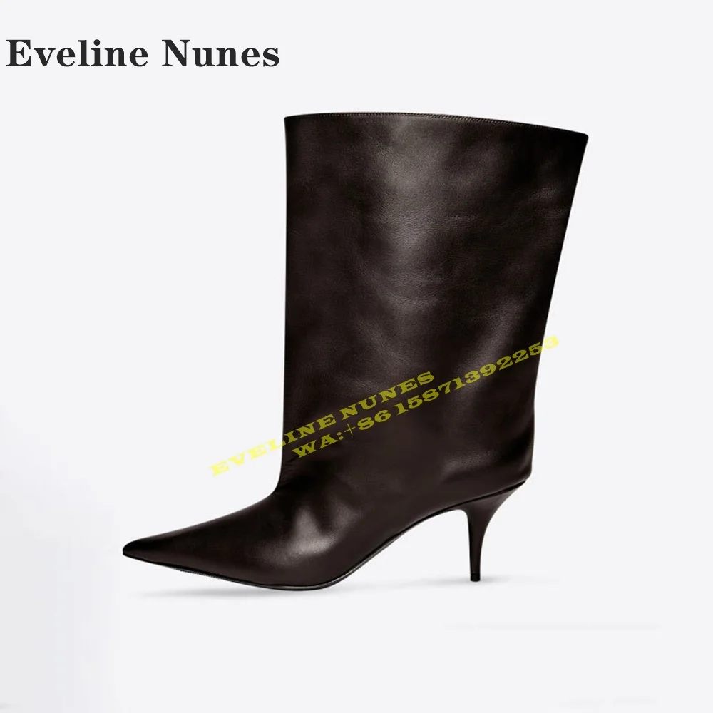 Solid Pointed Toe Wide Sleeve Boots Mid Heel Stiletto Slip On Women Sexy Street Style Fashion Ankle Boots Large Size Party Trend
Solid Pointed Toe Wide Sleeve Boots Mid Heel Stiletto Slip On Women Sexy Street Style Fashion Ankle Boots Large Size Party Trend