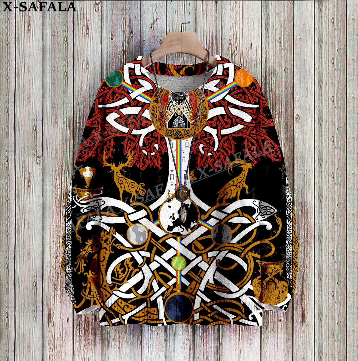 OdinTattoo Symbol Viking Tree of Life Sweaters 3D Printed Knit Funny Gift Jumpers Tops Couple Holiday Party Unisex Casual-2
OdinTattoo Symbol Viking Tree of Life Sweaters 3D Printed Knit Funny Gift Jumpers Tops Couple Holiday Party Unisex Casual-2