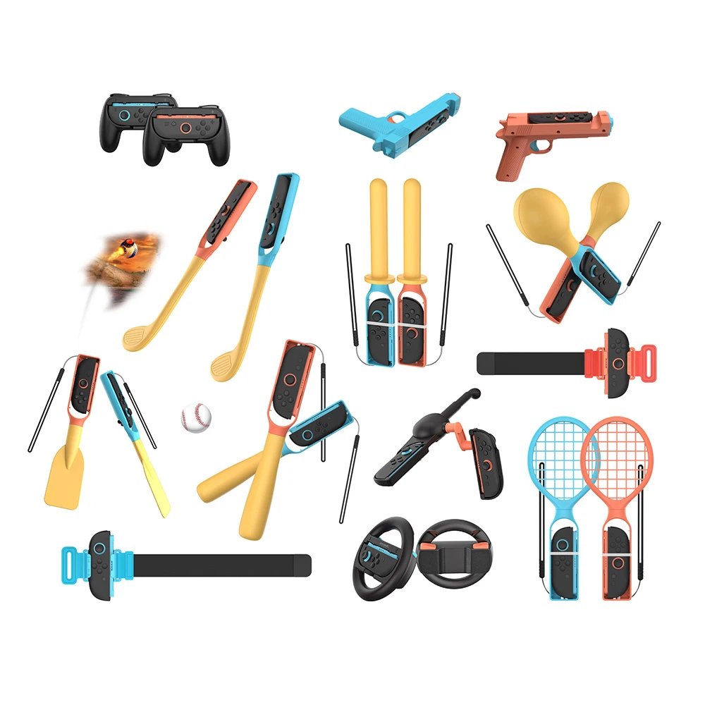 Sport Accessories Bundle for Nintendo Switch 2, 24 in 1 Switch 2 Accessories Kit Compatible with Nintendo Switch 2 Joy-Con
Sport Accessories Bundle for Nintendo Switch 2, 24 in 1 Switch 2 Accessories Kit Compatible with Nintendo Switch 2 Joy-Con