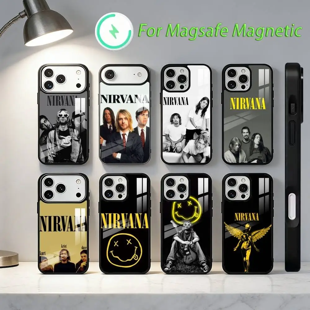 Nirvana Cool Band Phone Case For iPhone17,16,15,14,13,12,11,Plus,Pro,Max For Magsafe Wireless Charging cover
Nirvana Cool Band Phone Case For iPhone17,16,15,14,13,12,11,Plus,Pro,Max For Magsafe Wireless Charging cover