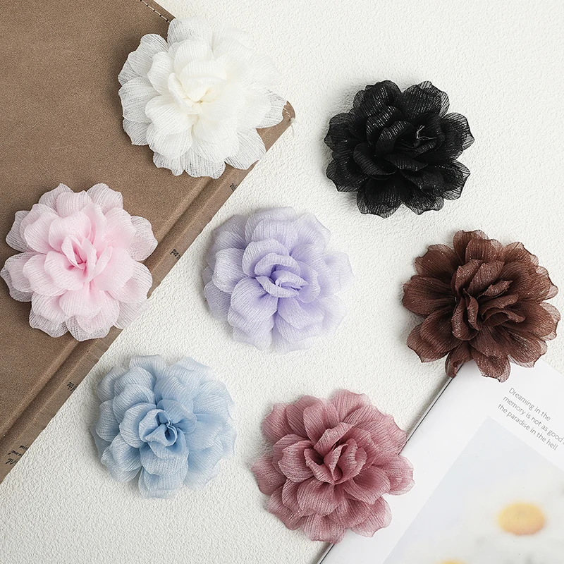 3/5Pcs 7.5CM Handmade Chiffon Fabric Rose Flowers Silk Flower for DIY Crafts Supplies Hair Accessories Wedding Home Decoration
3/5Pcs 7.5CM Handmade Chiffon Fabric Rose Flowers Silk Flower for DIY Crafts Supplies Hair Accessories Wedding Home Decoration