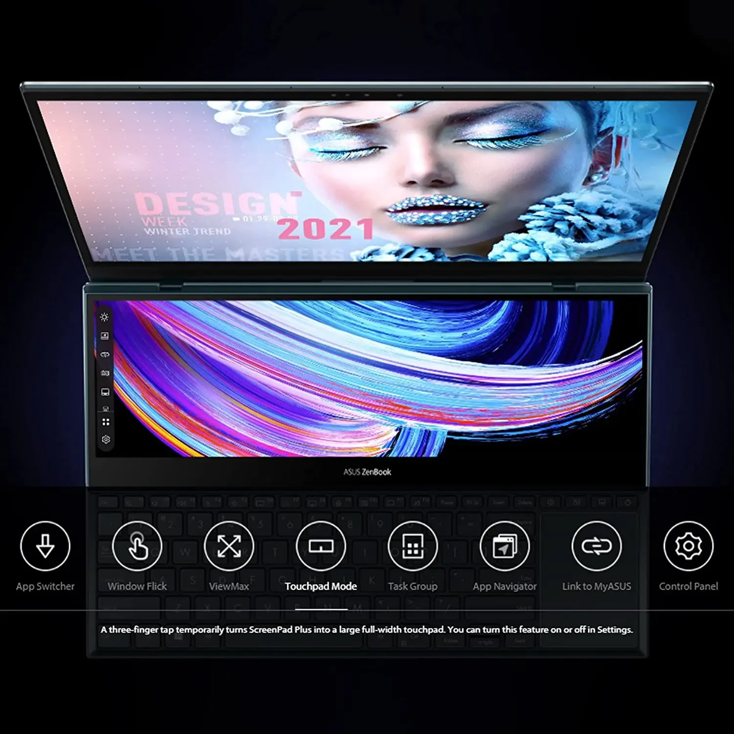 Смартфон ZenBook Pro Duo 15 OLED UX582, сенсорный экран 15,6 дюйма OLED UHD, Intel Core, 32 Гб RAM, 1 ТБ S
Смартфон ZenBook Pro Duo 15 OLED UX582, сенсорный экран 15,6 дюйма OLED UHD, Intel Core, 32 Гб RAM, 1 ТБ S