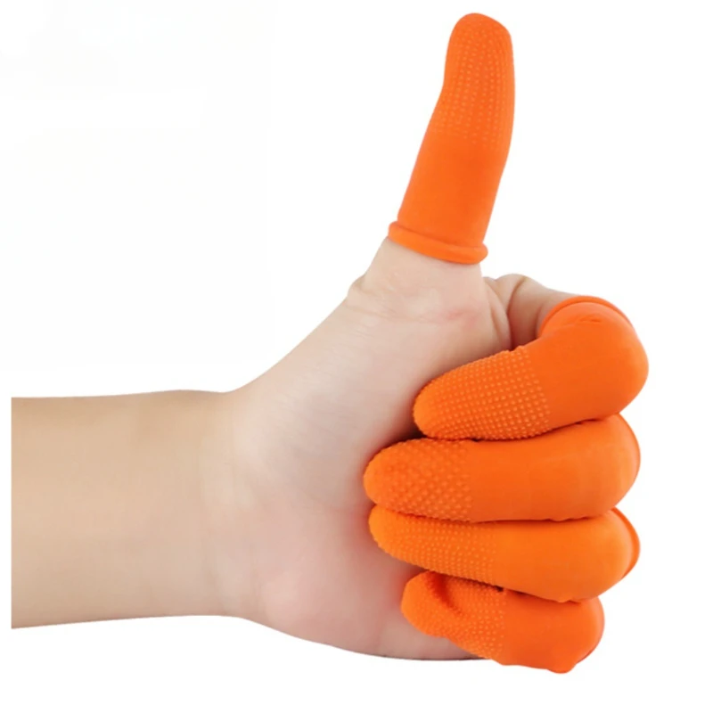 100PCS Disposable Finger Cover Natural Rubber Gloves Non-slip Anti-static Latex Cots tips Protector
100PCS Disposable Finger Cover Natural Rubber Gloves Non-slip Anti-static Latex Cots tips Protector